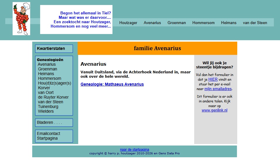 In 9 stappen een website met gensdatapro